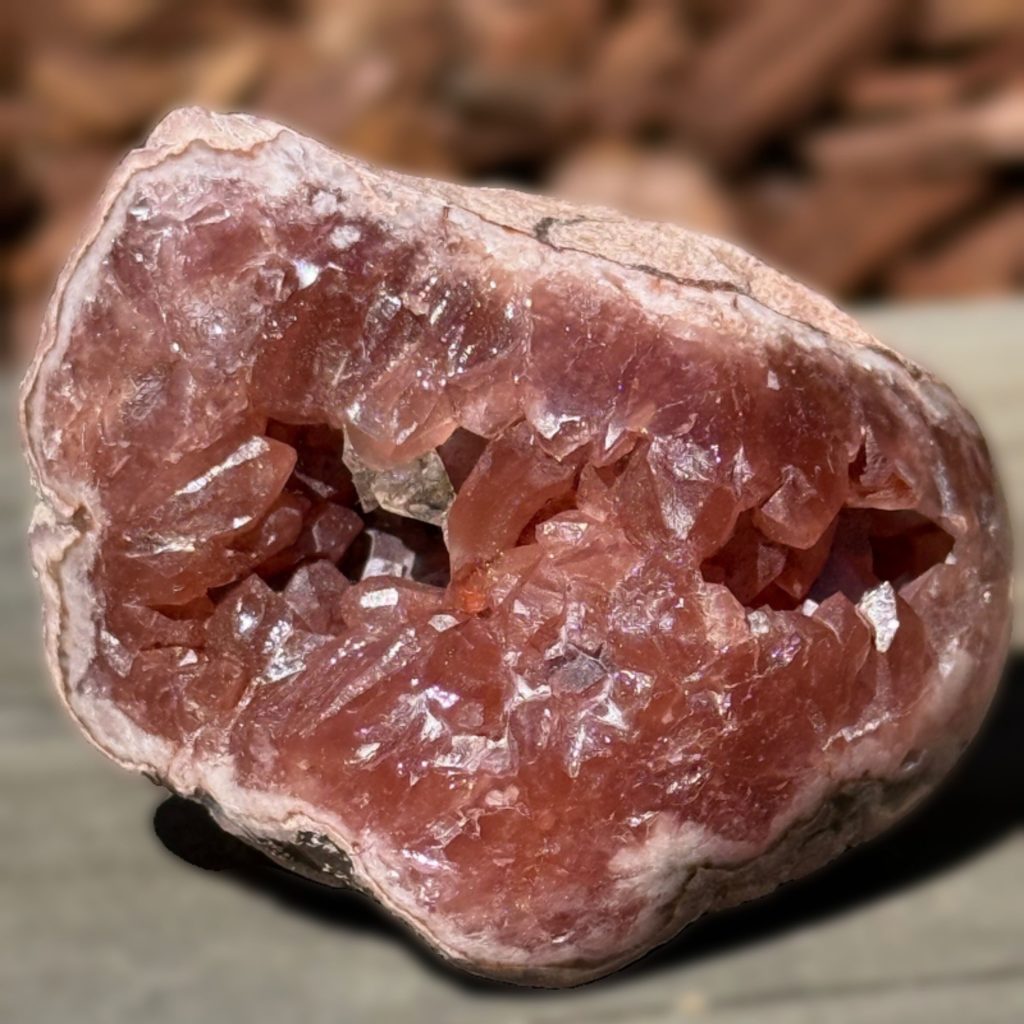Photo of Pink Amethyst Crystal Geode